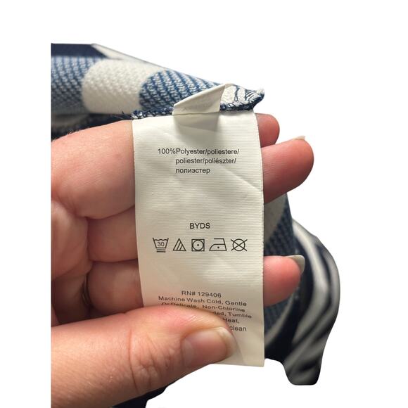 VENUS Striped Scuba Knit Moto Jacket S Black & White Asymmetrical Zip - Picture 7 of 7